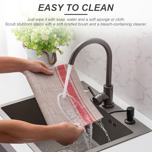 Placemats Set of 4 Washable Indoor (4 Count)