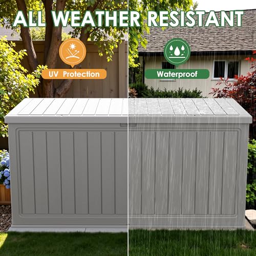 HDPE 260 Gallon Deck Box Double