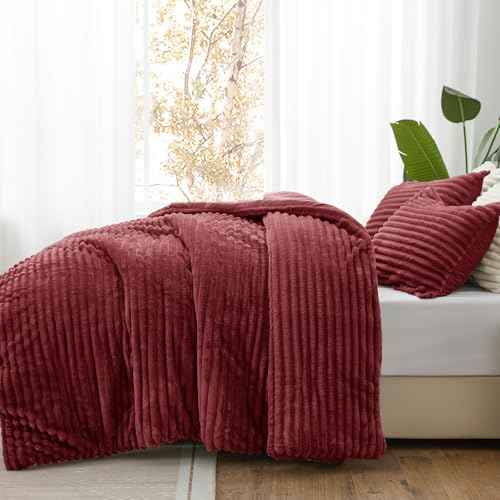 Fleece California King Comforter Set