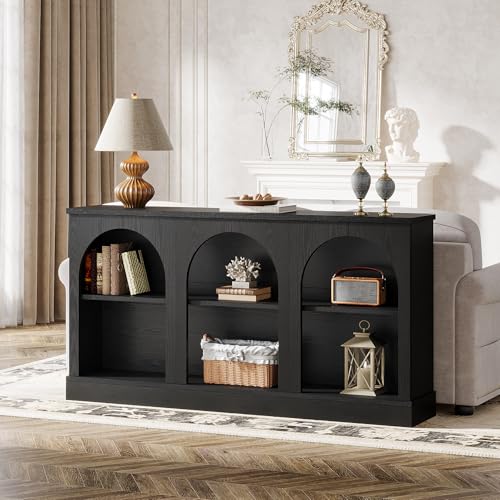 Black Console Table with Storage