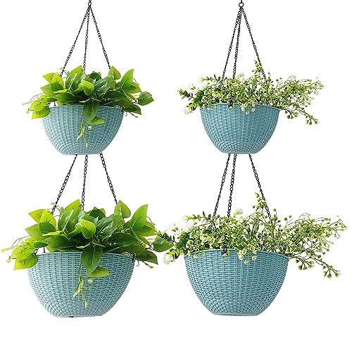 Hanging Planters for Outdoor Plants (4 Count)