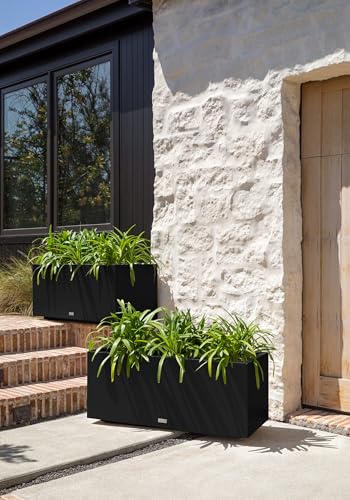 Block Series Long Box Planter (2 Count)