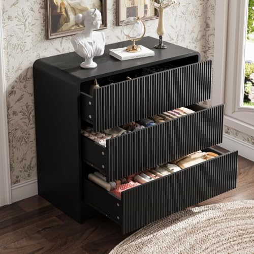 3 Drawer Nightstand Set of 2