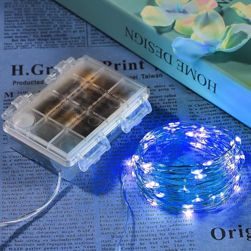 1 Pack 65.6 Ft. Battery Operated Outdoor String Lights with Remote & Timer