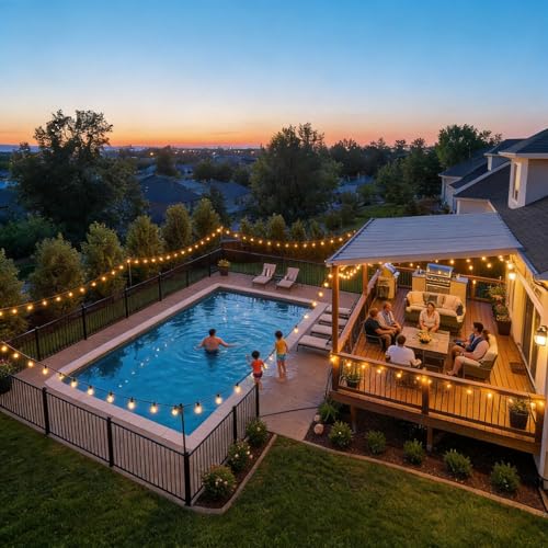 Outdoor String Lights 200 FT (200 Foot)