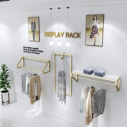 Modern Simple Men's and Women's Clothing Store Heavy Duty Metal Display Shelf