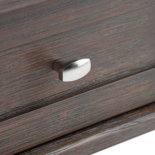 Warm Shaker 20" Wide Solid Wood End Table in Farmhouse Brown