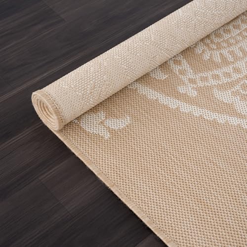 Outdoor Rug 9x12 Modern Area Rugs for Large Indoor and Outdoor Patios and Porches