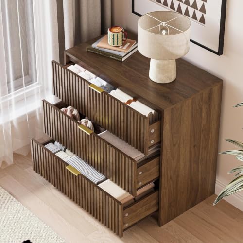 3 Drawer Nightstand Set of 2 (2 Count)