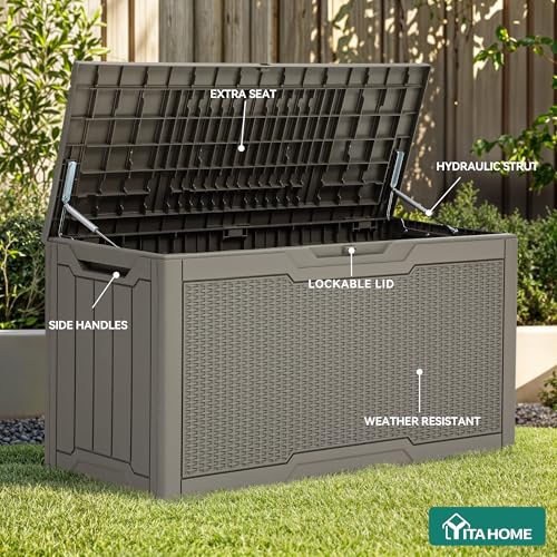 80 Gallon Resin Deck Box