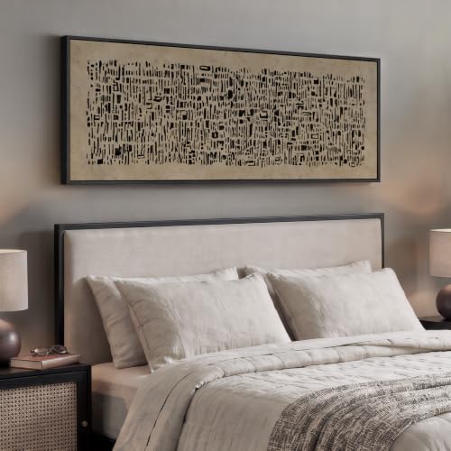 Large Framed Wabi Sabi Abstract Wall Art for Living Room