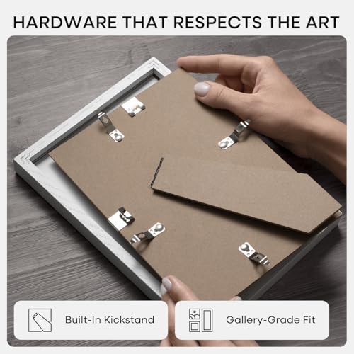 8x8 White Oak Picture Frame