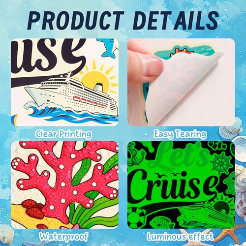 Glow in The Dark Cruise Window Wall Stickers