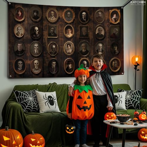 Dark Brown Wall Portrait Banner 72x44 Inch