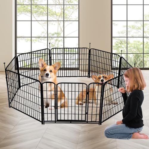 Tall Garden Fence with Gate 48 in (27 Foot)