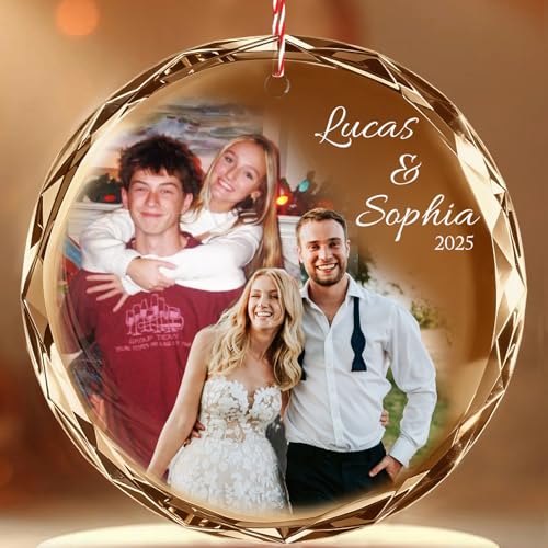 Personalized Christmas Ornament with 2 Photos