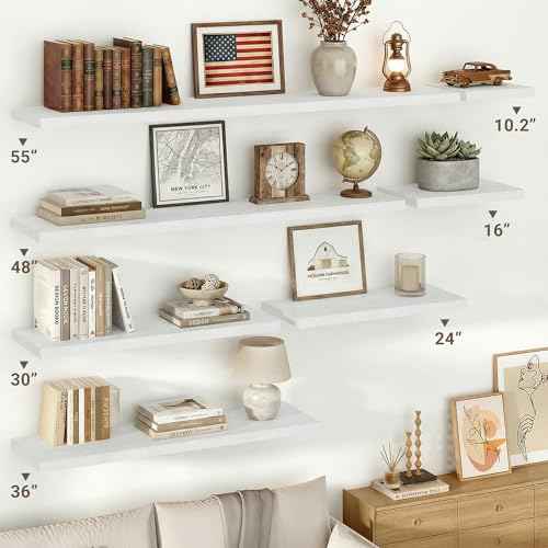 10" Deep Floating Shelves (2 Count)