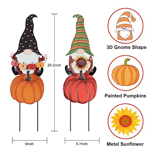 Fall Decorations for Home Outdoor (2 Count)