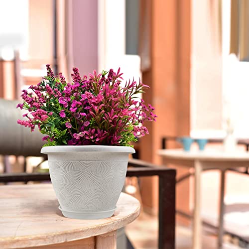 6 Inch Flower Pots Planters for Indoor Outdoor Plants