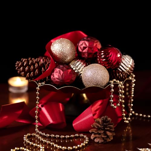 24ct Christmas Ornaments Tree Decorations Set 2.36 Inch (24 Count)