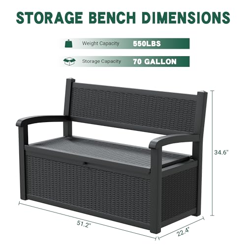 80 Gallon Outdoor Storage Bench