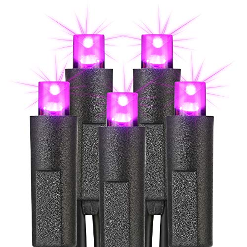 5MM Wide Angle Halloween String Lights Purple