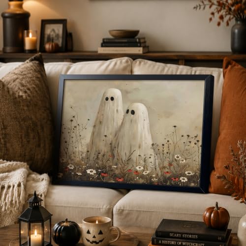 Framed Halloween Canvas Wall Art