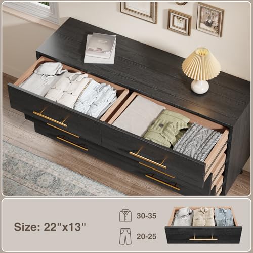 6 Drawer Dresser for Bedroom