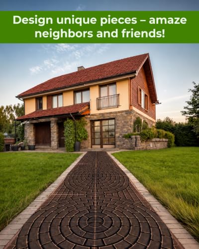 Plastic Molds Concrete Set Patio Paving Mold 4 pcs