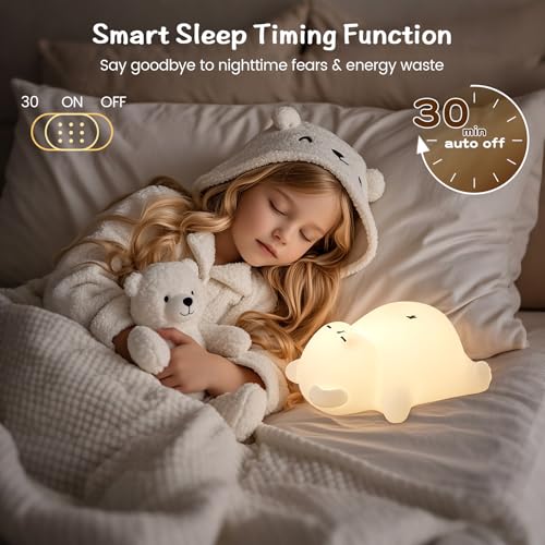Sleepy Snoring Bear Night Light