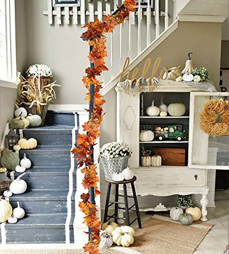 2 Pack Fall Maple Leaf Garland (2 Count)
