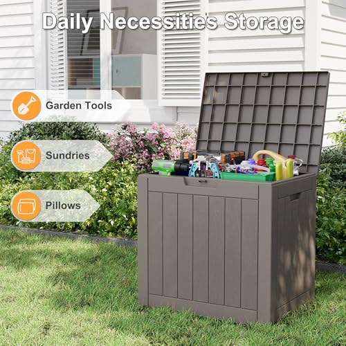 32 Gallon Outdoor Storage Box 2 Pack All