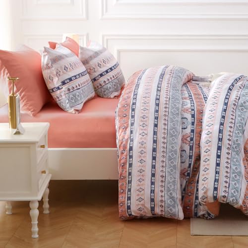 Boho Pink Bed in a Bag Queen 7 Pieces