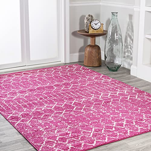 Boho Vintage Diamond Fuchsia