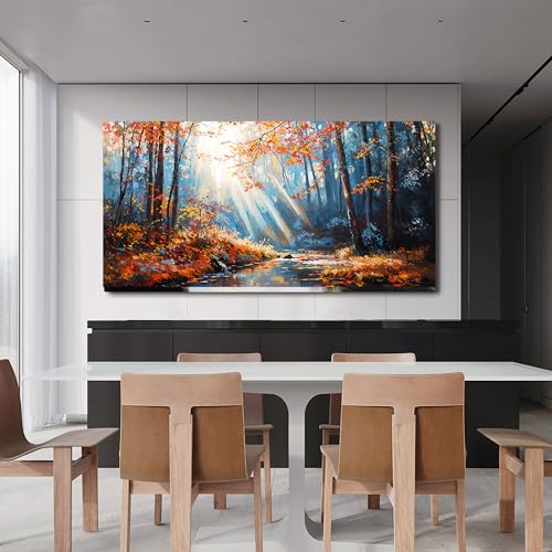 Forest Wall Art Prints Large Canvas Wall Art Decor For Living Room 29"X58"