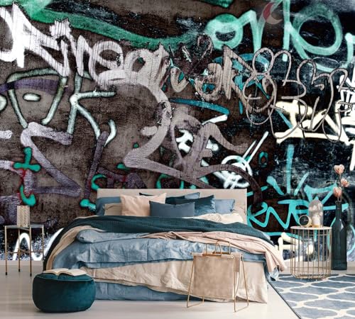 Graffiti Peel and Stick Wallpaper Abstract Art Walls Mural