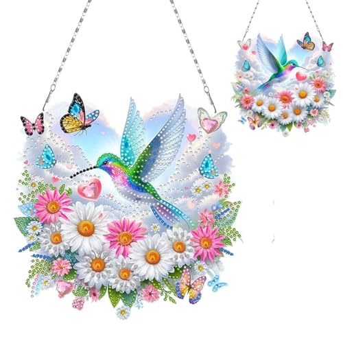 Flowers Hummingbird Diamond Art Kits
