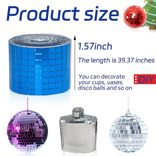 Self Adhesive Disco Ball Mirror Tiles