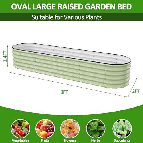 Galvanized Raised Garden Bed