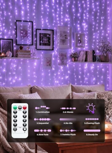 300 LED Fairy Curtain Lights