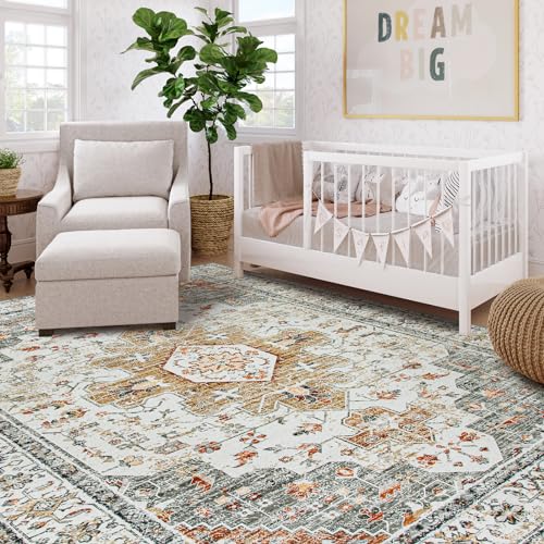Ultra Thin Washable Area Rug 8x10
