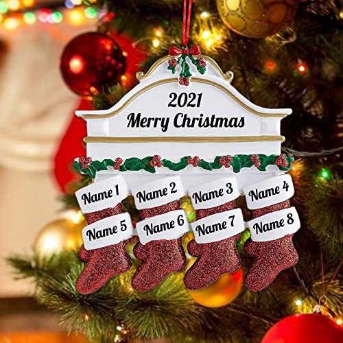 Personalized Christmas Ornaments Family of 2