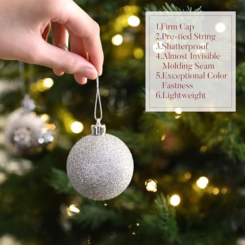 Christmas Tree Decorations Ornament Set (50 Count)
