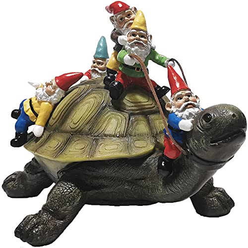 Garden Gnomes Decorations for Yard Statues Turtle Outdoor Decor