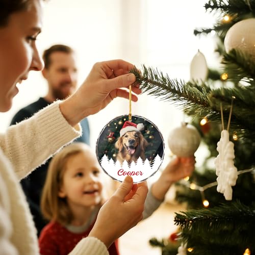Personalized Pet Photo Ornaments Lovely Decor Gifts for Christmas