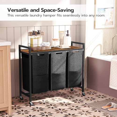 Laundry Sorter 3 Section