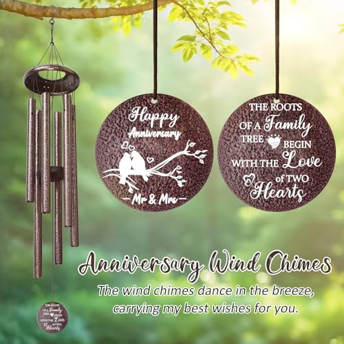 Anniversary Wind Chimes Gifts for Men Women