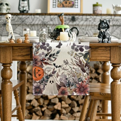 210 GSM Halloween Table Runner Home Party Decor 13x48 Inch