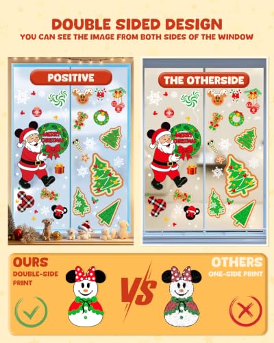 Christmas Window Clings (9 Count)