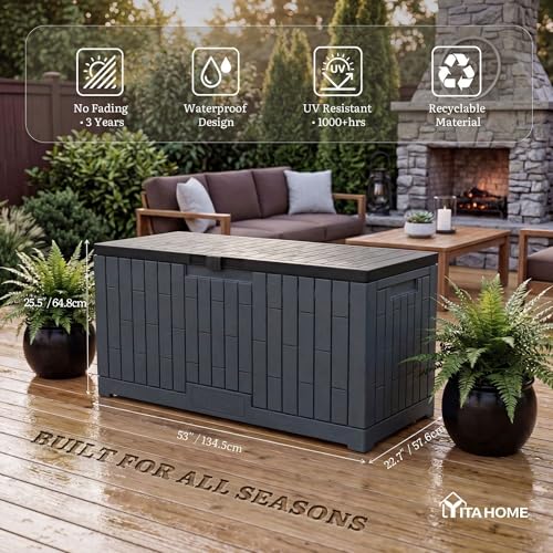 120 Gallon Large Deck Box